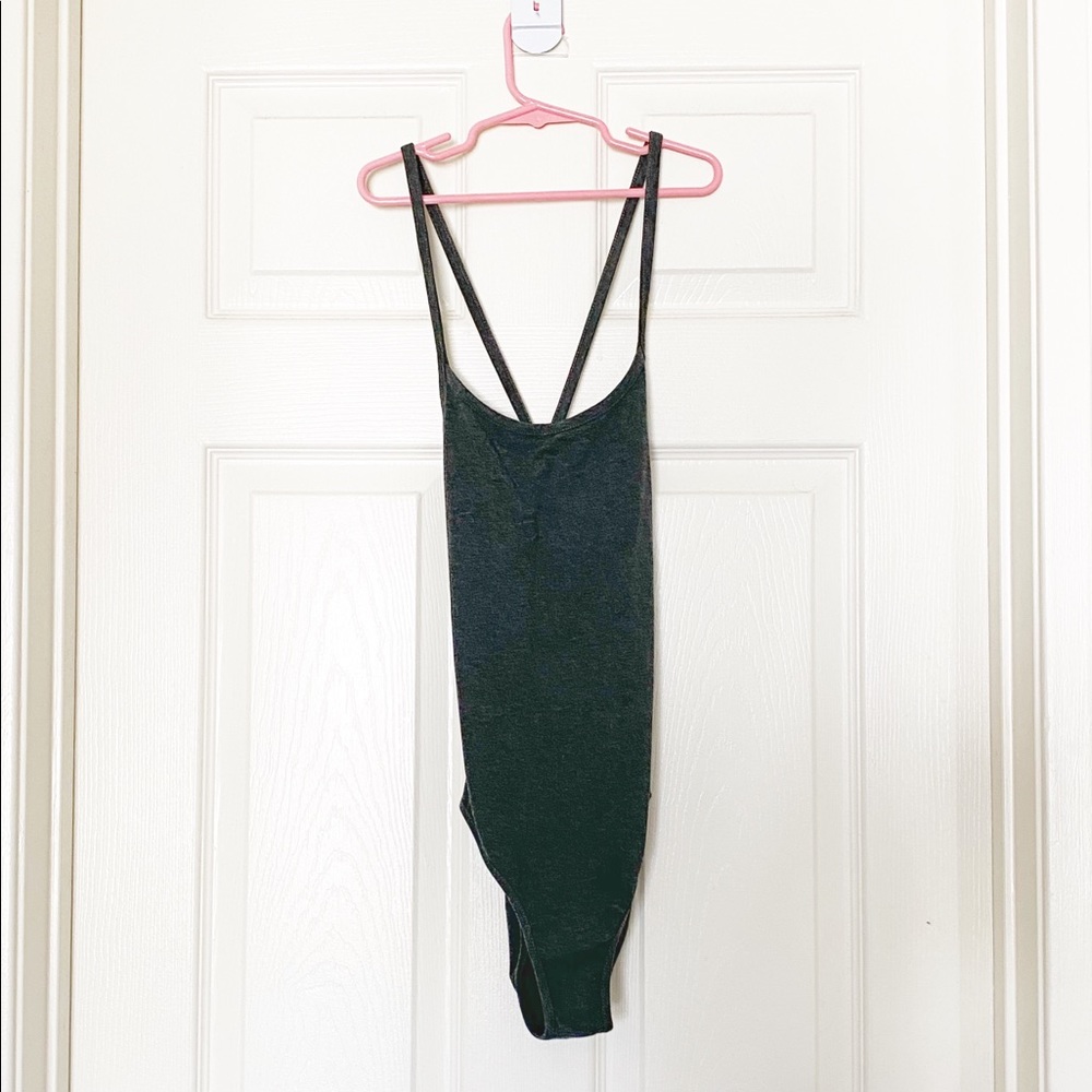 2 for $15 Grey Strappy Bodysuit